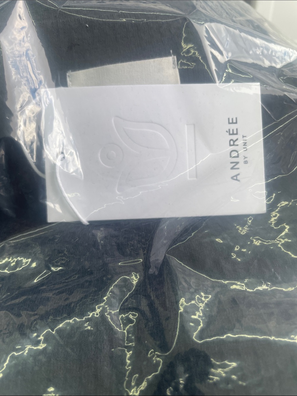 André by Unit- Waffle Short Sleeve Tee - Black - Picture 2 of 2
